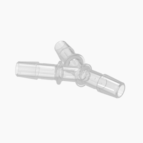 Foxx Life Sciences Eldon James Y-Connector, 5/16" x 5/16" x 5/16" (PP), 100/PK 11670-11-100