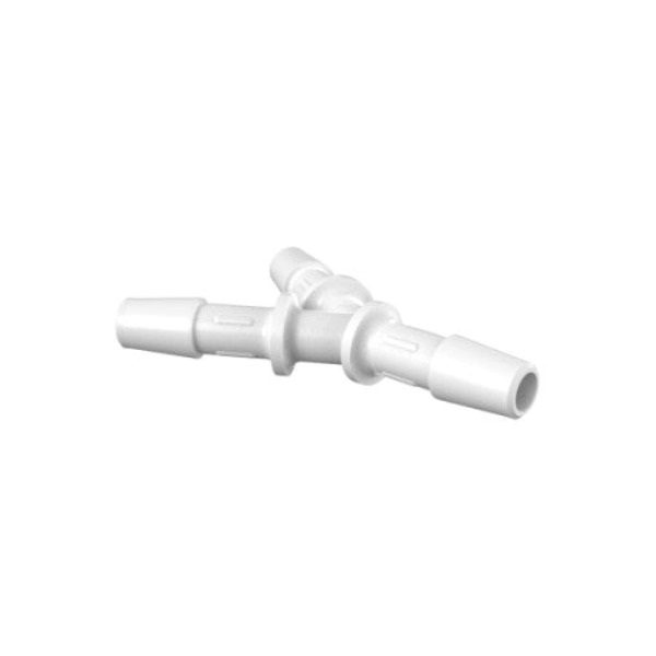 Foxx Life Sciences Eldon James 1/4" x 1/4" x 1/4" Natural Kynar (PVDF), 100/PK 11938-06-100