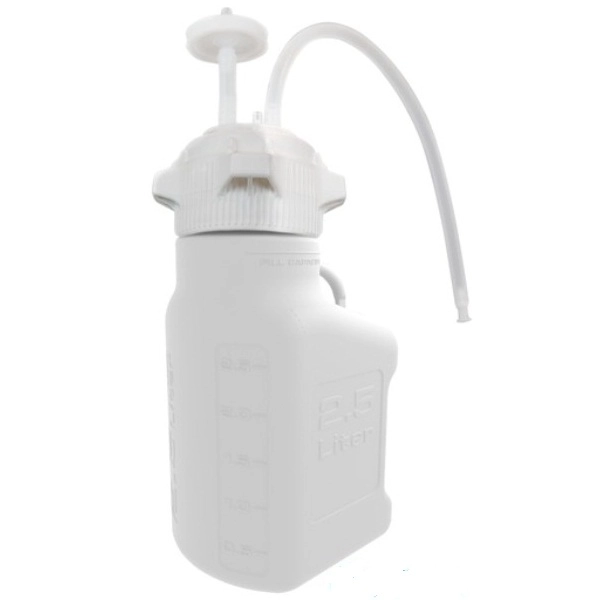 Foxx Life Sciences EZBio Single Use Carboy Assembly, 2.5 L (0.5 Gal) Gamma HDPE, 1/EA 552-CB01-FLS