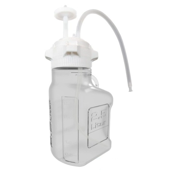Foxx Life Sciences EZBio Single Use Carboy Assembly, 2.5 L (0.5 Gal) Sterilized, 1/EA 557-CB01-FLS