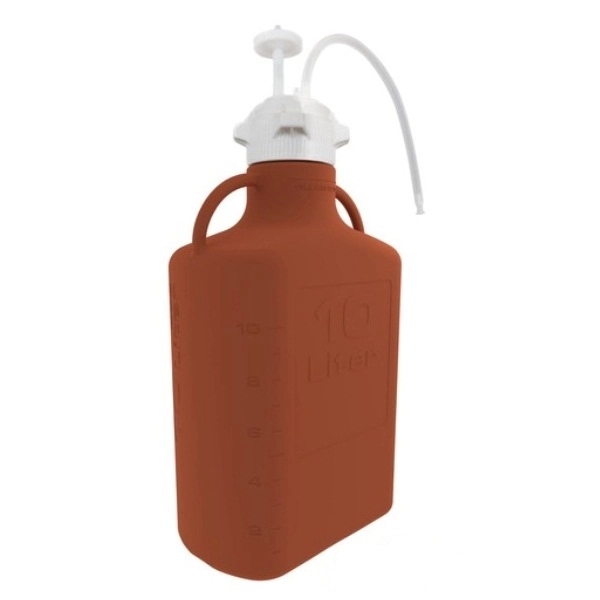 Foxx Life Sciences EZBio Single Use Carboy Assembly, 10 L (2.5 Gal) Sterilized, 1/EA 55K-GB01-FLS