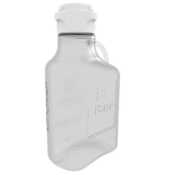 Foxx Life Sciences EZBio Carboy, PC, 5 L, No Spigot, VersaCap 83 mm, Double Bagged 1/EA 518-5F52-FLS