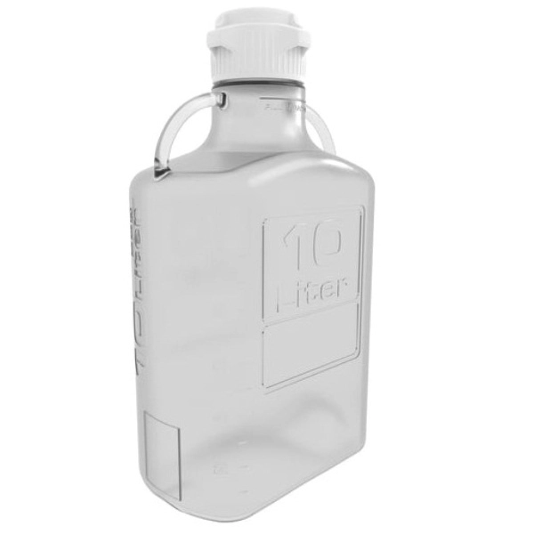Foxx Life Sciences EZBio Carboy, PC, 10 L, No Spigot VersaCap 83 mm, Double Bagged 1/EA 518-5G52-FLS