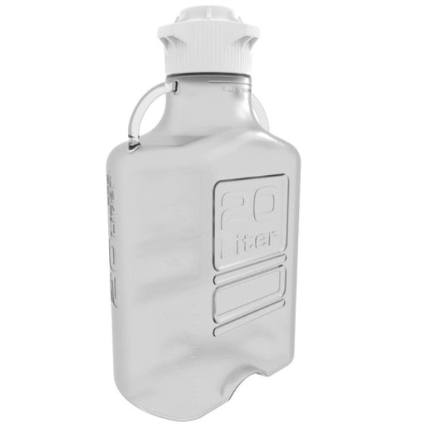 Foxx Life Sciences EZBio Carboy, PC, 20 L, No Spigot, 120 mm, Double Bagged, 1/EA 518-5H62-FLS