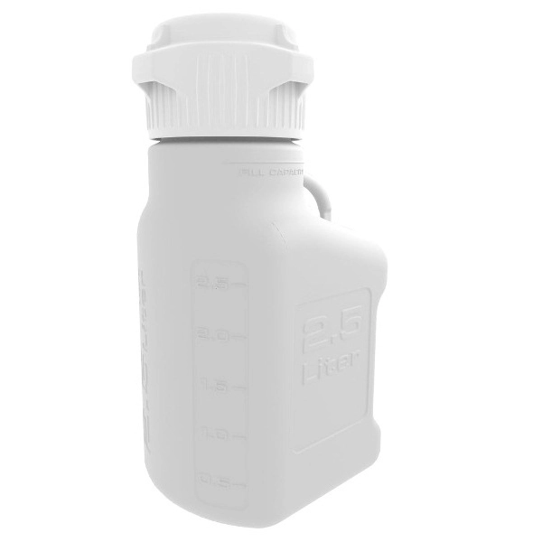 Foxx Life Sciences EZBio Carboy, PP, 2.5 L, No Spigot VersaCap 83 mm, Non Sterile, 1/EA 515-5C52-FLS