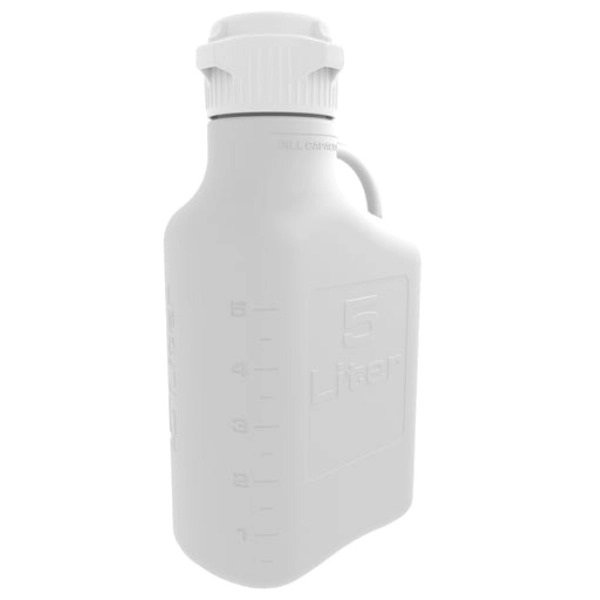 Foxx Life Sciences EZBio Carboy, PP, 5 L, No Spigot, VersaCap 83 mm, Non Sterile, 1/EA 515-5F52-FLS