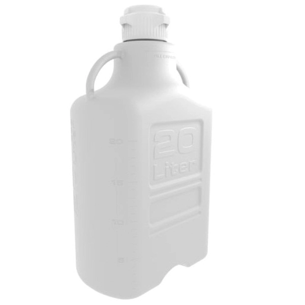Foxx Life Sciences EZBio Carboy, PP, 20 L, No Spigot, VersaCap 83 mm, Non Sterile, 1/EA 515-5H52-FLS