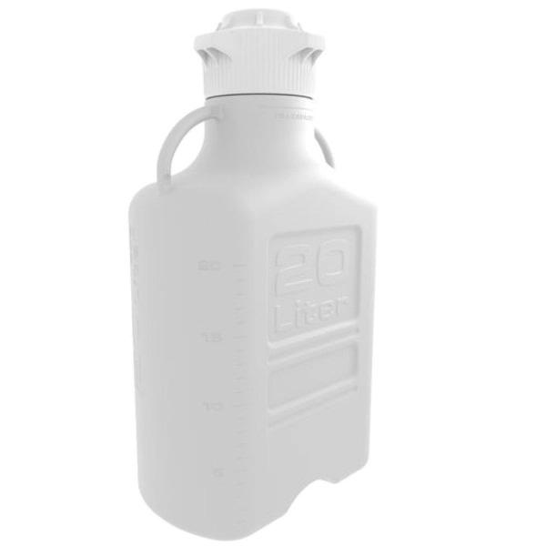 Foxx Life Sciences EZBio Carboy, PP, 20 L, No Spigot, VersaCap 120 mm, Non Sterile 1/EA 515-5H62-FLS