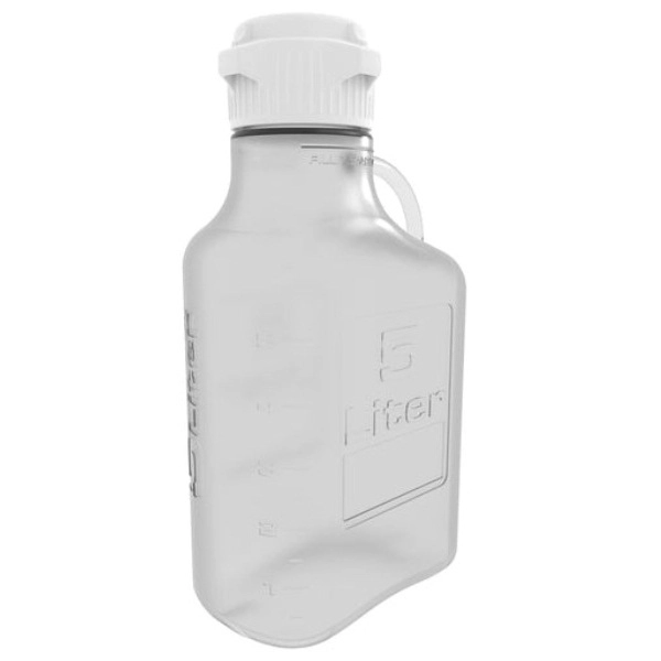 Foxx Life Sciences EZBio Carboy, PETG, 5 L, No Spigot, VersaCap 83 mm, Non Sterile 1/EA 517-5F52-FLS