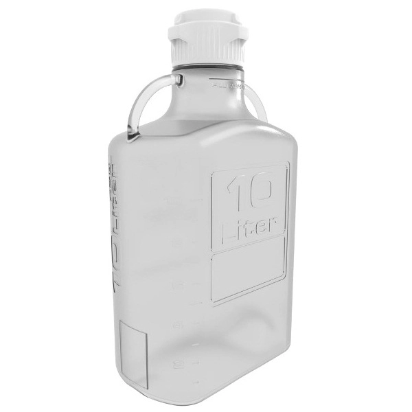 Foxx Life Sciences EZBio Carboy, PETG, 10 L, No Spigot, VersaCap 83 mm Non Sterile 1/EA 517-5G52-FLS