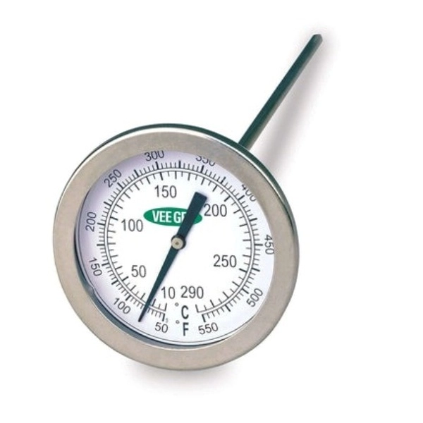 Veegee Scientific 10 to 290°C / 50 to 550°F Range, Dial Thermometers 82550DG
