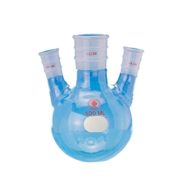 Ace Glass Flask, Round Bottom, Heavy Wall, Three Neck, 5L, 29/42 Center, 29/42 Sides 6948-261