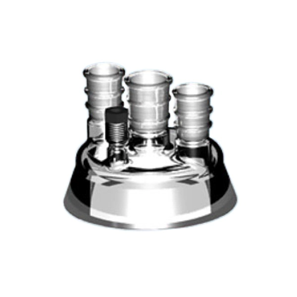 Ace Glass Head, 4In Conical Flange, Four Neck, 29/42 Center, (2)24/40, #7 6485-22