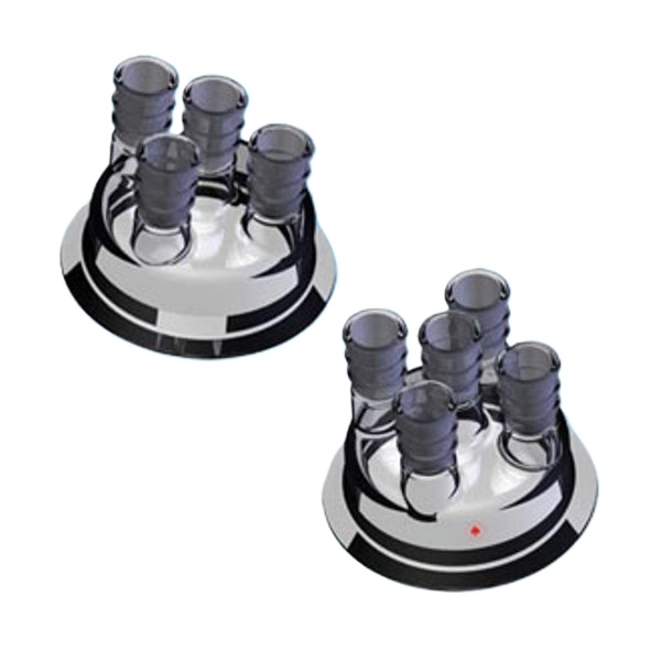 Ace Glass Head, 100mm(4In), Four Neck, 29/42 Center, (3)24/40 6528-35