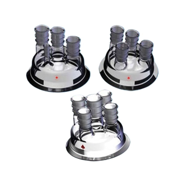 Ace Glass Head, 6In, Five Neck, 45/50 Center, (4)24/40 6529-29