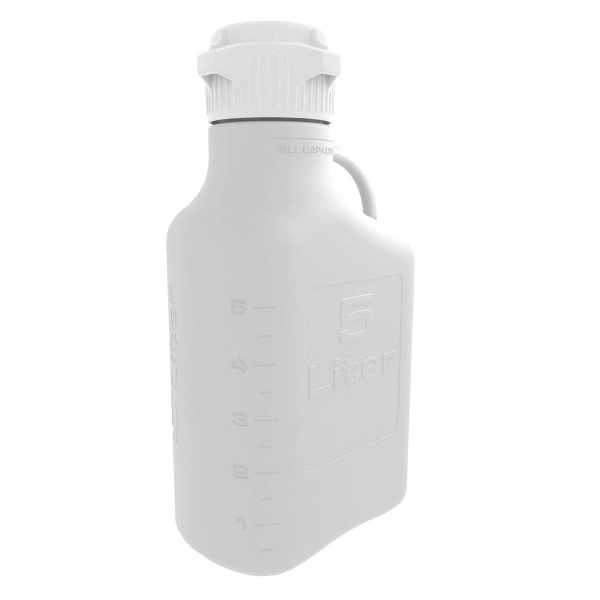 Foxx Life Sciences 5L (1 Gal) High Density Poly Ethylene (HDPE) Carboy with 83B Cap 152-1111-OEM