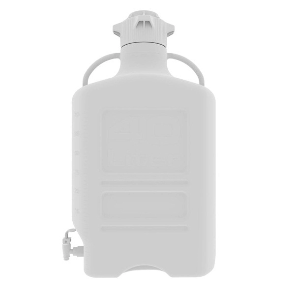 Foxx Life Sciences 40L (10 Gal) High Density (HDPE) Carboy with 120mm Cap and Spigot 152-5221-OEM