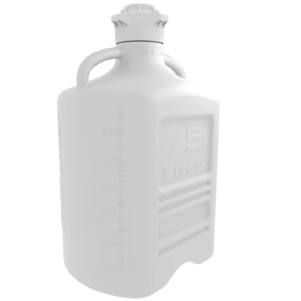 Foxx Life Sciences 75L (20 Gal) High Density Poly Ethylene (HDPE) Carboy with 120mm Cap 152-7121-OEM