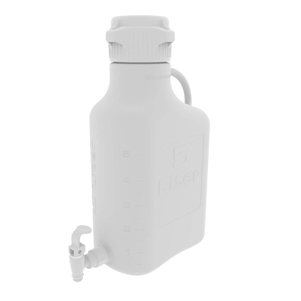 Foxx Life Sciences Polypropylene 5L Carboy with 83B Cap and Spigot 155-1211-OEM