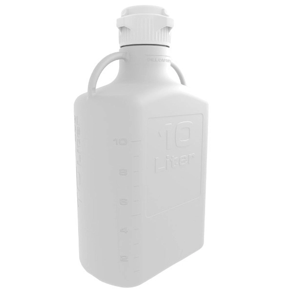Foxx Life Sciences 10L (2.5 Gal) Polypropylene (PP) Carboy with 3" Sanitary Top 155-2131-OEM