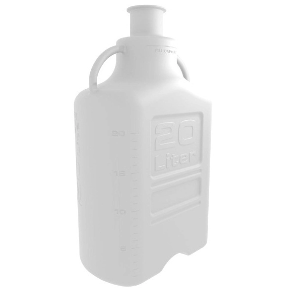 Foxx Life Sciences 20L (5 Gal) Polypropylene (PP) Carboy with 3" Sanitary Top 155-3131-OEM