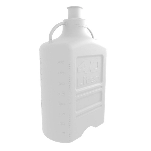 Foxx Life Sciences 40L (10 Gal) Polypropylene (PP) Carboy with 3" Sanitary Top 155-5131-OEM