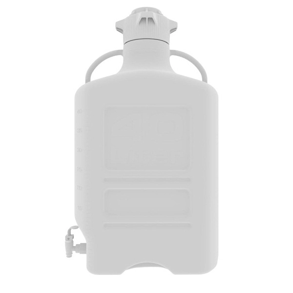Foxx Life Sciences 40L (10 Gal) Polypropylene (PP) Carboy with 120mm Cap and Spigot 155-5221-OEM