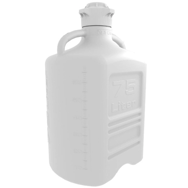 Foxx Life Sciences 75L (20 Gal) Polypropylene (PP) Carboy with 120mm Cap 155-7121-OEM