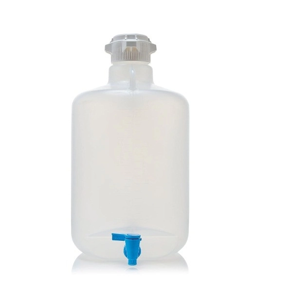 Foxx Life Sciences EZLabpure 20L Round Polypropylene Carboy with 83B Cap and Spigot 155-C817-FLS