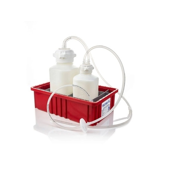 Foxx Life Sciences Vactrap XL, High Density (HDPE), 4L + 2L, Red Bin, 1/4" ID Tubing 302-4201-FLS