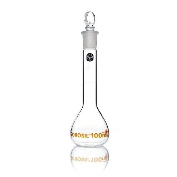 Foxx Life Sciences Volumetric Flask, Wide Neck, With Glass I/C, Class A ...