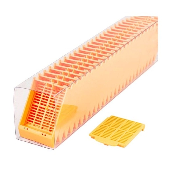 Simport Histosette II Tissue Cassettes In Quickload Sleeves, Peach (Cs/750) M485-7SL