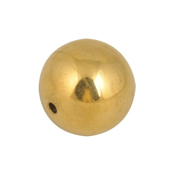 Eisco 1" Drilled Brass Ball - Pendulum Demonstrations BLDBL25