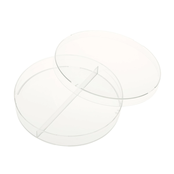 Celltreat 100mm x 15mm Petri Dish, 2 Compartments, Sterile 20/Bag, 500/Cs 229682
