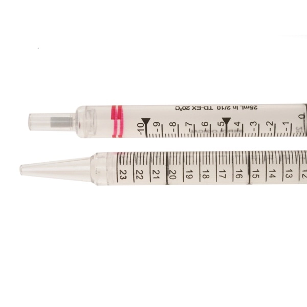 Celltreat 25mL Pipet, Individually Wrapped, Plastic/Plastic, Bag, Sterile 200/Cs 229225A