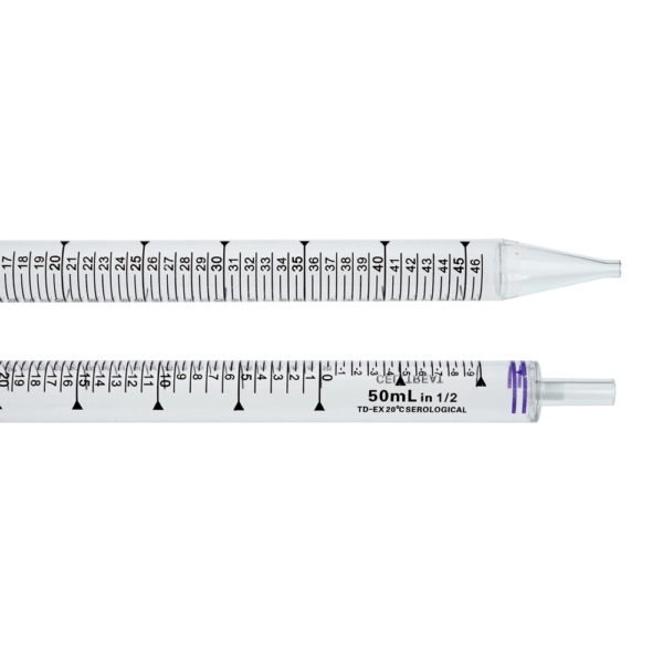 Celltreat 50mL Pipet, Individually Wrapped, Paper/Plastic, Bag, Sterile 100/Cs 229030B