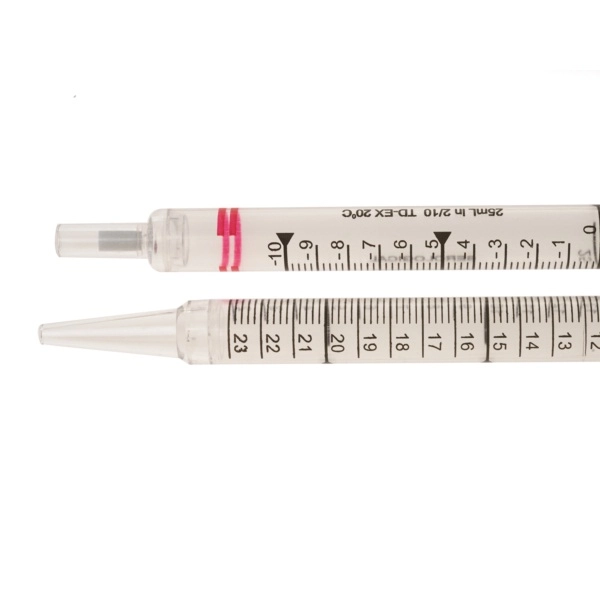 Celltreat 25mL Pipet, Individually Wrapped, Paper/Plastic, Bag, Sterile 200/Cs 229225B