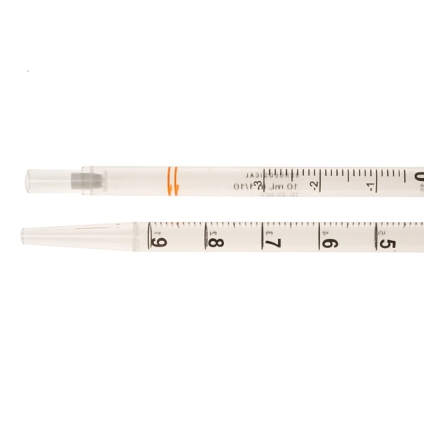 Celltreat 10mL Pipet, Wide Tip, Individually Wrapped, Paper/Plastic, Bag, Sterile 200/Cs 229212B