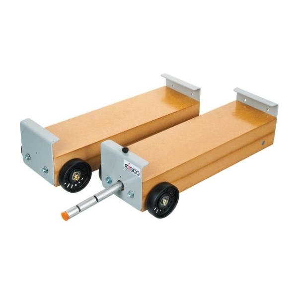 Eisco Labs Premium Dynamics Cart Set, 3 Wheeled, 12