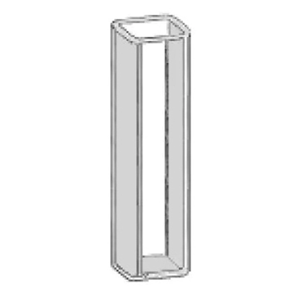 Spectrocell 10 mm Path Length Vacuum Formed Borosilicate Cell with 2 Flow Tubes Attached R-1010-F
