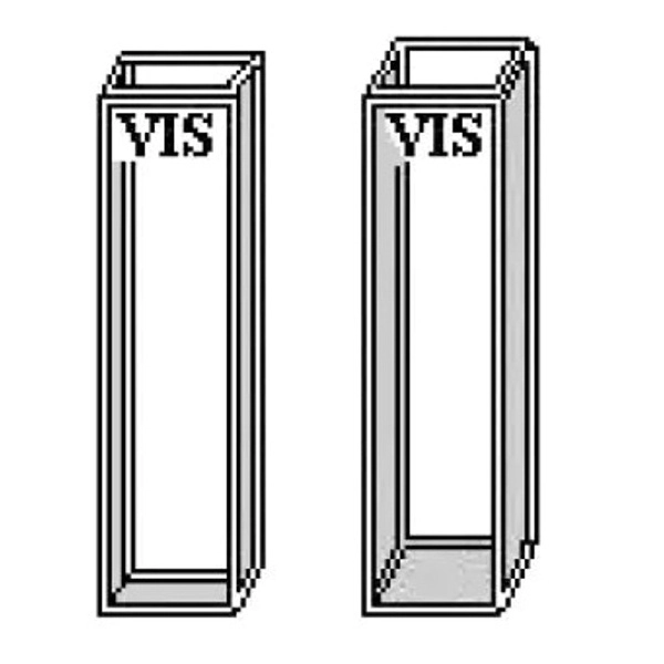 Spectrocell 10mm Open Top Fluorometer Optical Borosilicate Cell RF-0010