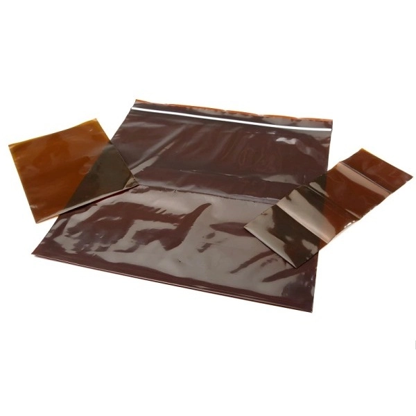 Qorpak 2 x 3" LDPE 3 MIL Amber Zip Bag, 1000/Cs BAG-09917