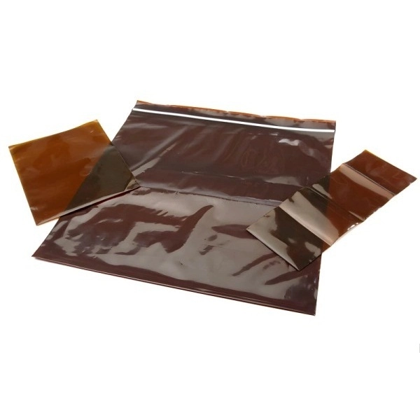 Qorpak 4 x 6" LDPE 3 MIL Amber Zip Bag, 1000/Cs BAG-09924