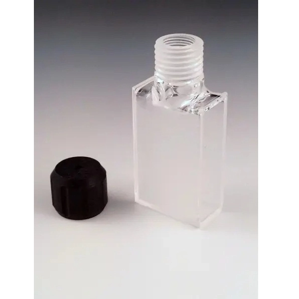 Spectrocell 20 mm Quartz Threaded Top FUV Range Cells With PTFE Screw Caps R-3020-T