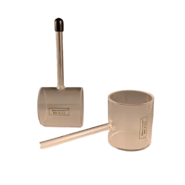 Spectrocell 50 mm Threaded Top Large Diameter Cylindrical NIR Cells with 2 Screw Cap LDC-4050-T