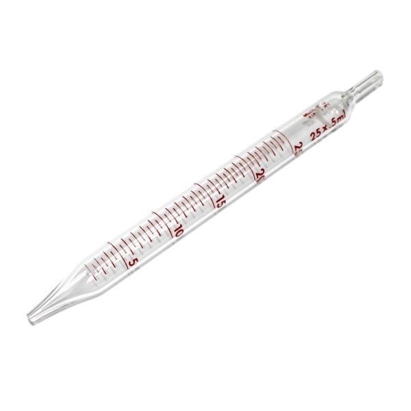 Bellco Serological Shortie Pipet, 25x.5mL Cotton Plug Top 18/Case 1226-25050