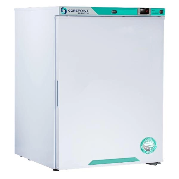 Corepoint Scientific 5.2 cu. ft. Solid Door Undercounter Freestanding Refrigerator PR061WWW-0