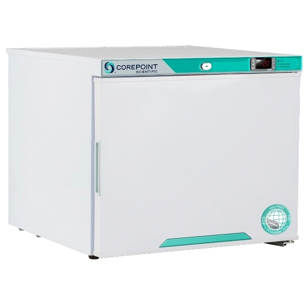 Corepoint Scientific 1.7 cu. ft. Solid Door Countertop Freestanding Laboratory Freezer PF021WWW-0M