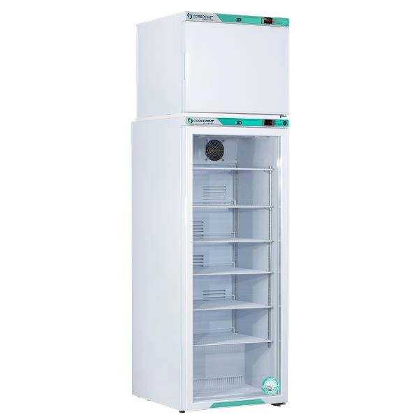 Corepoint Scientific 12 cu. ft. Glass Door Laboratory Combo Refrigerator/Freezer PRF122WWG-0
