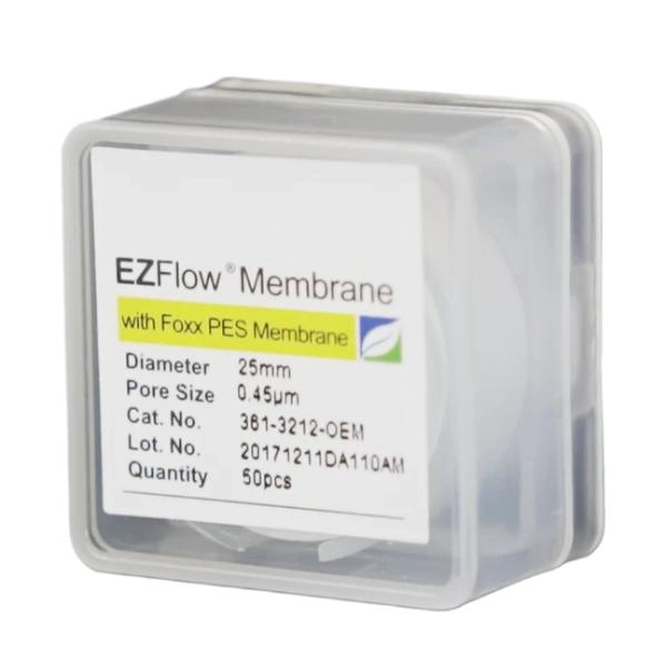 Bellco EZFlow Membrane Disc Filter, PES, 0.45µm, 25mm, Non-Sterile, 50/PK 4528-00504